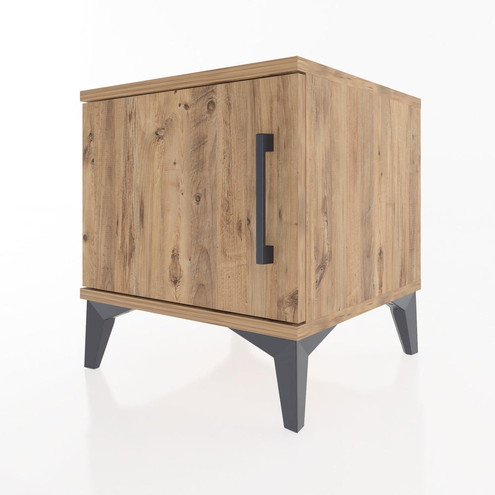 Woodntry Modüler Komodin Çam 44x44x36 cm Kapaklı K6-3