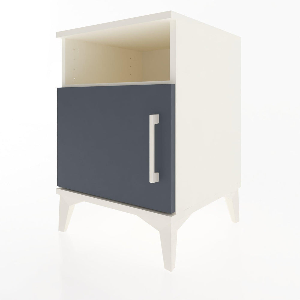 Woodntry Modular Nightstand Moonstone 44x44x52 cm with Cover and Shelf KR7-1