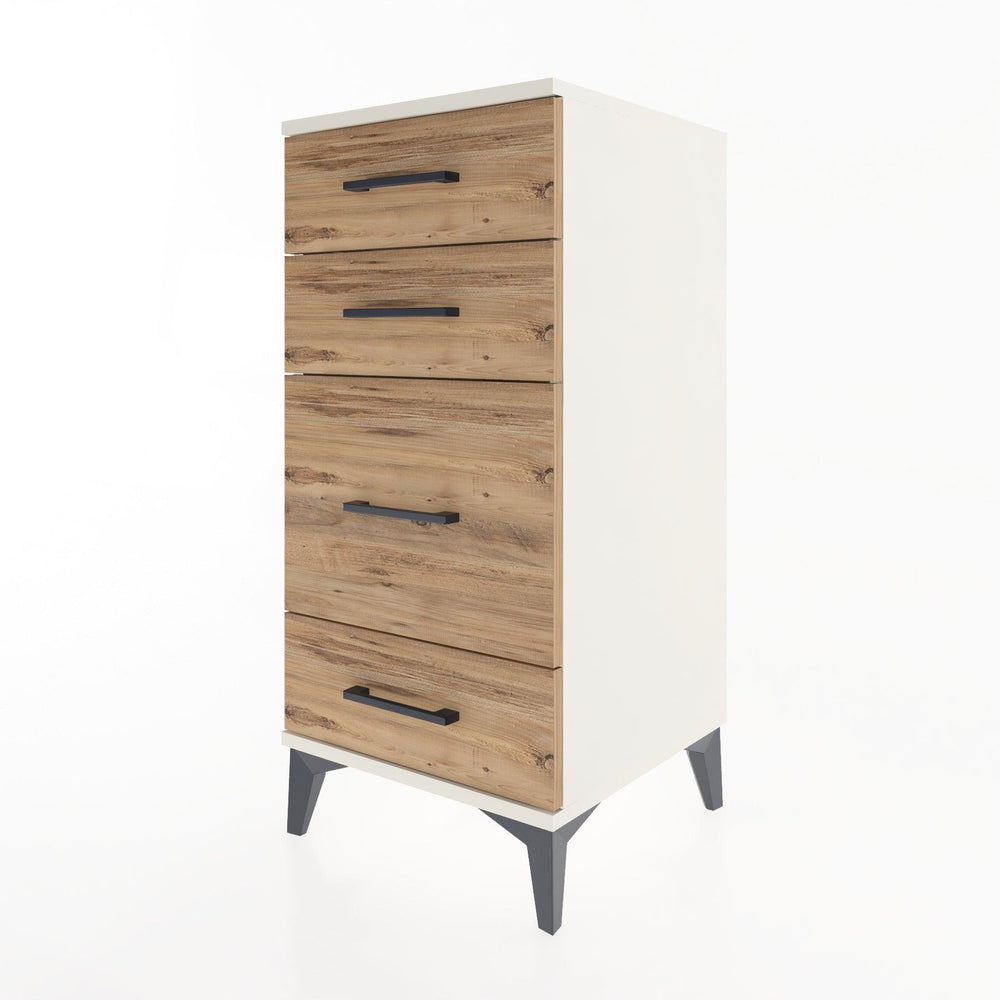 Woodntry Modular Nightstand Moonstone 44x44x84 cm Drawer C7-1