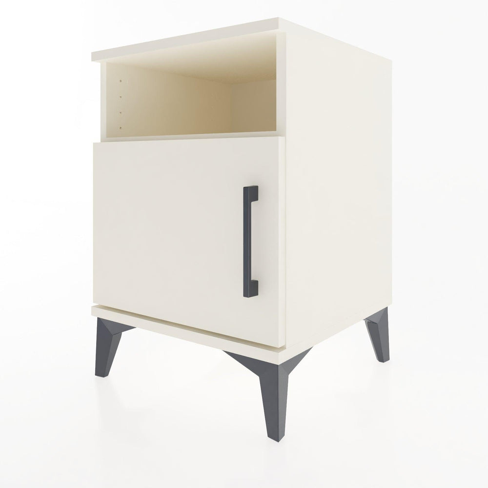 Woodntry Modular Nightstand Moonstone 44x44x52 cm with Cover and Shelf KR7-1