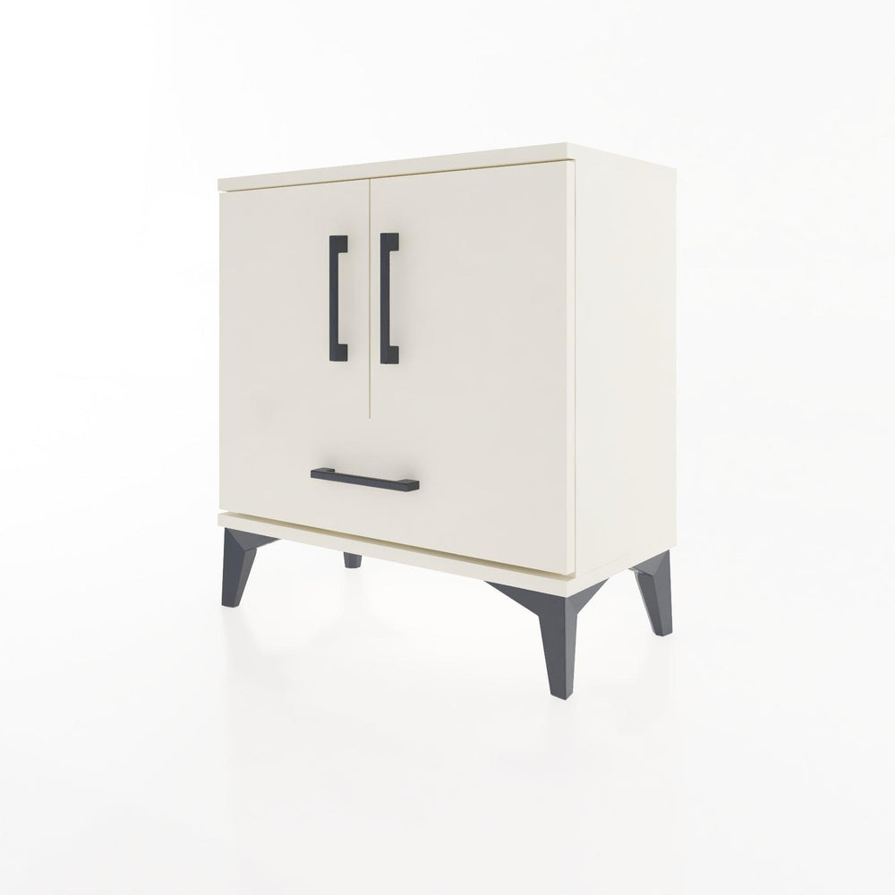 Woodntry Modular Nightstand Moonstone 60x30x52 cm with Cover and Drawer KC7-1
