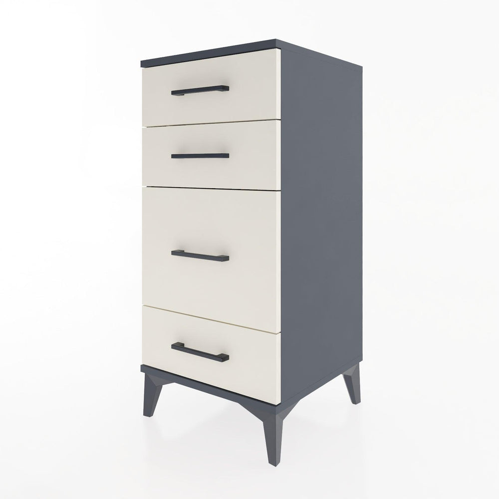 Woodntry Modular Nightstand Anthracite 44x44x84 cm Drawer C7-2