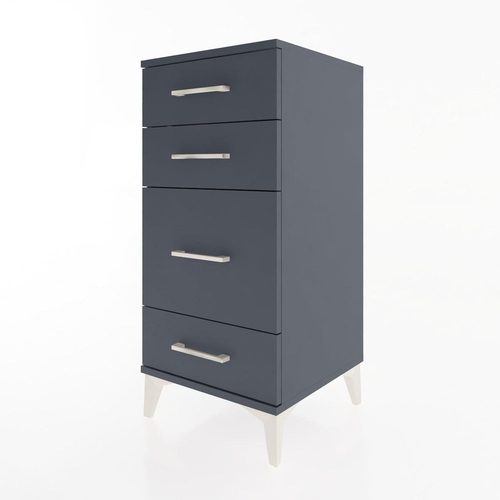 Woodntry Modular Nightstand Anthracite 44x44x84 cm Drawer C7-2