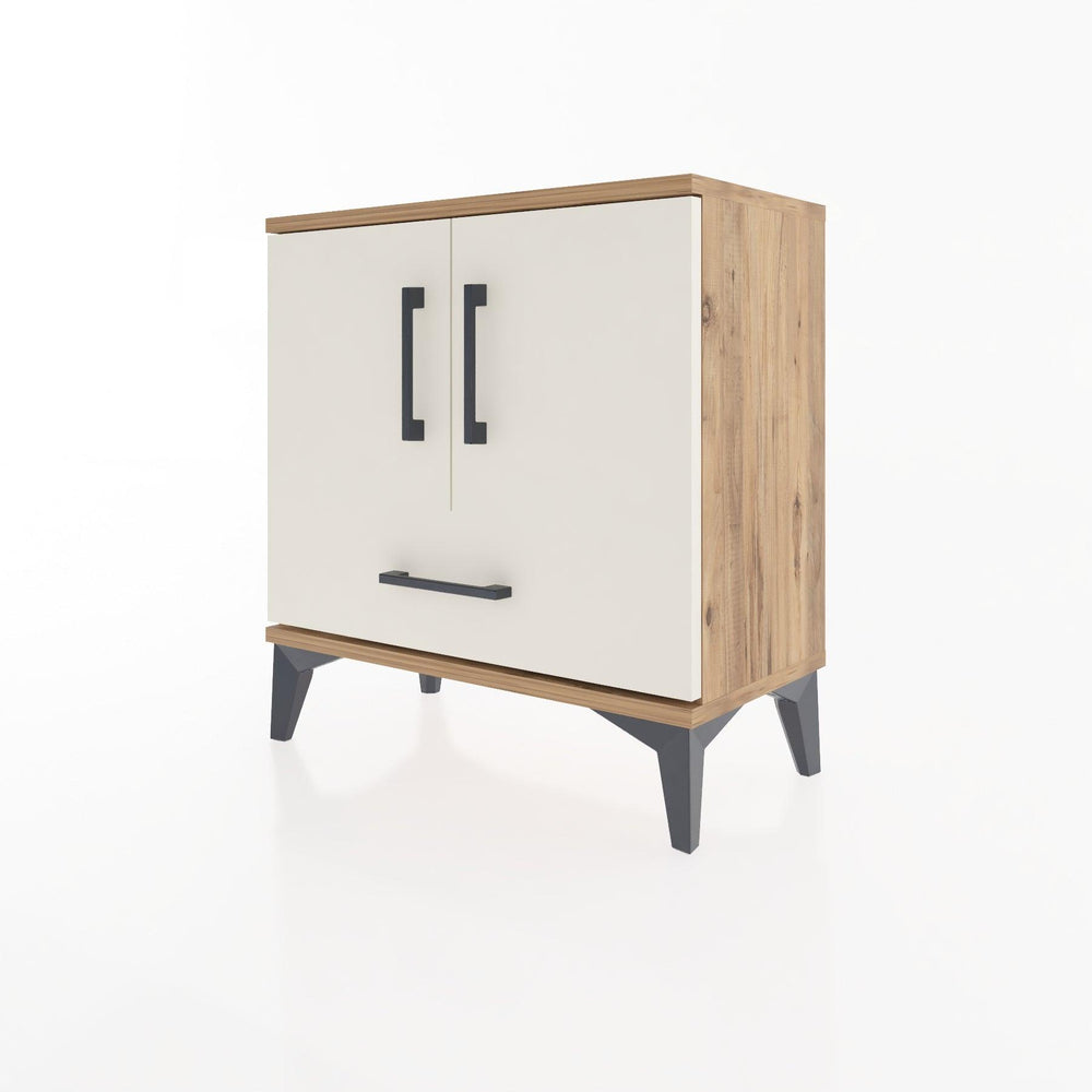 Woodntry Modular Nightstand Pine 60x30x52 cm with Cover and Drawer KC7-3