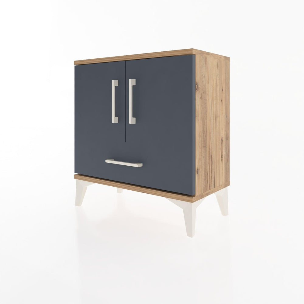Woodntry Modular Nightstand Pine 60x30x52 cm with Cover and Drawer KC7-3