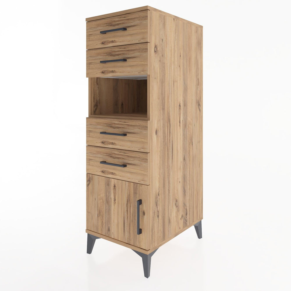 Woodntry Modular Cabinet Pine 44x30x122 cm Functional F7-3
