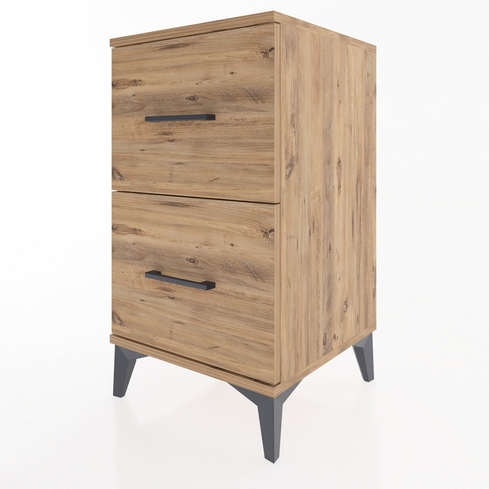 Woodntry Modüler Komodin Çam 44x44x68 cm Çekmeceli C7-3