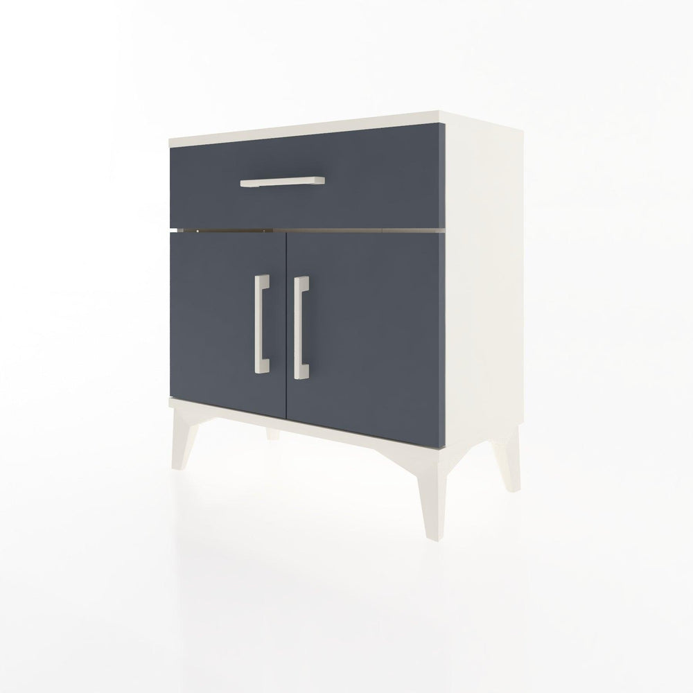 Woodntry Modular Nightstand Moonstone 60x30x52 cm with Cover and Drawer KC8-1