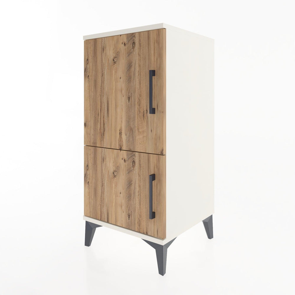 Woodntry Modular Nightstand Moonstone 44x44x84 cm With Lid K30-1