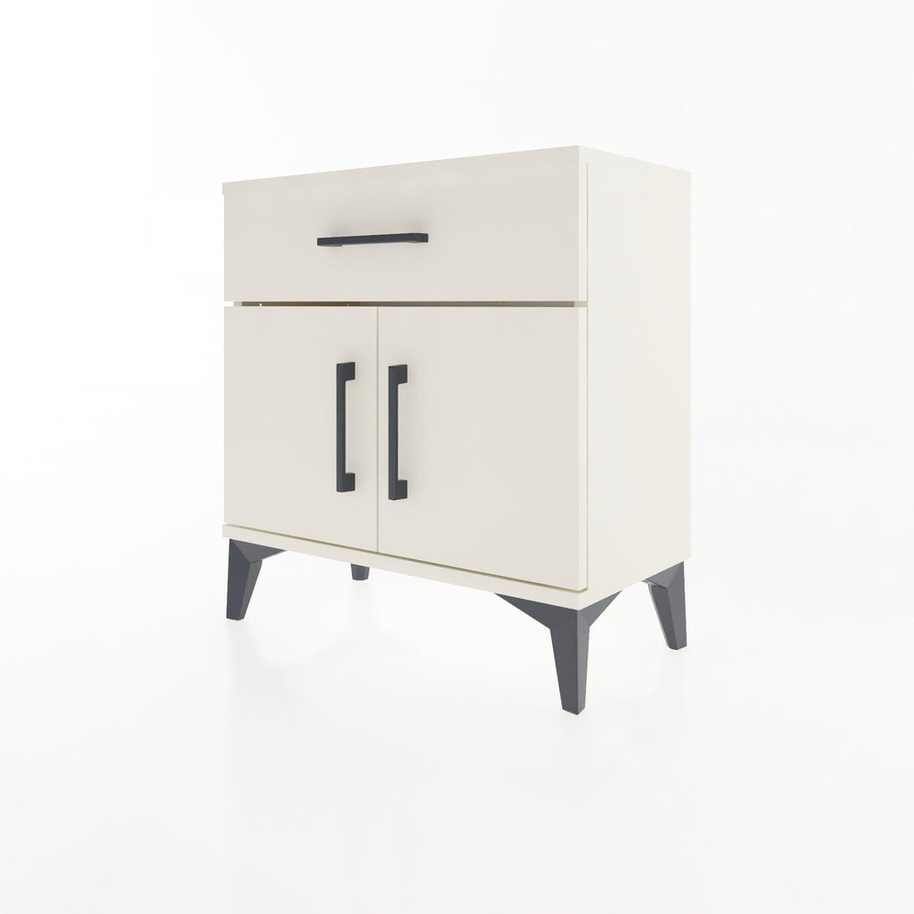 Woodntry Modular Nightstand Moonstone 60x30x52 cm with Cover and Drawer KC8-1