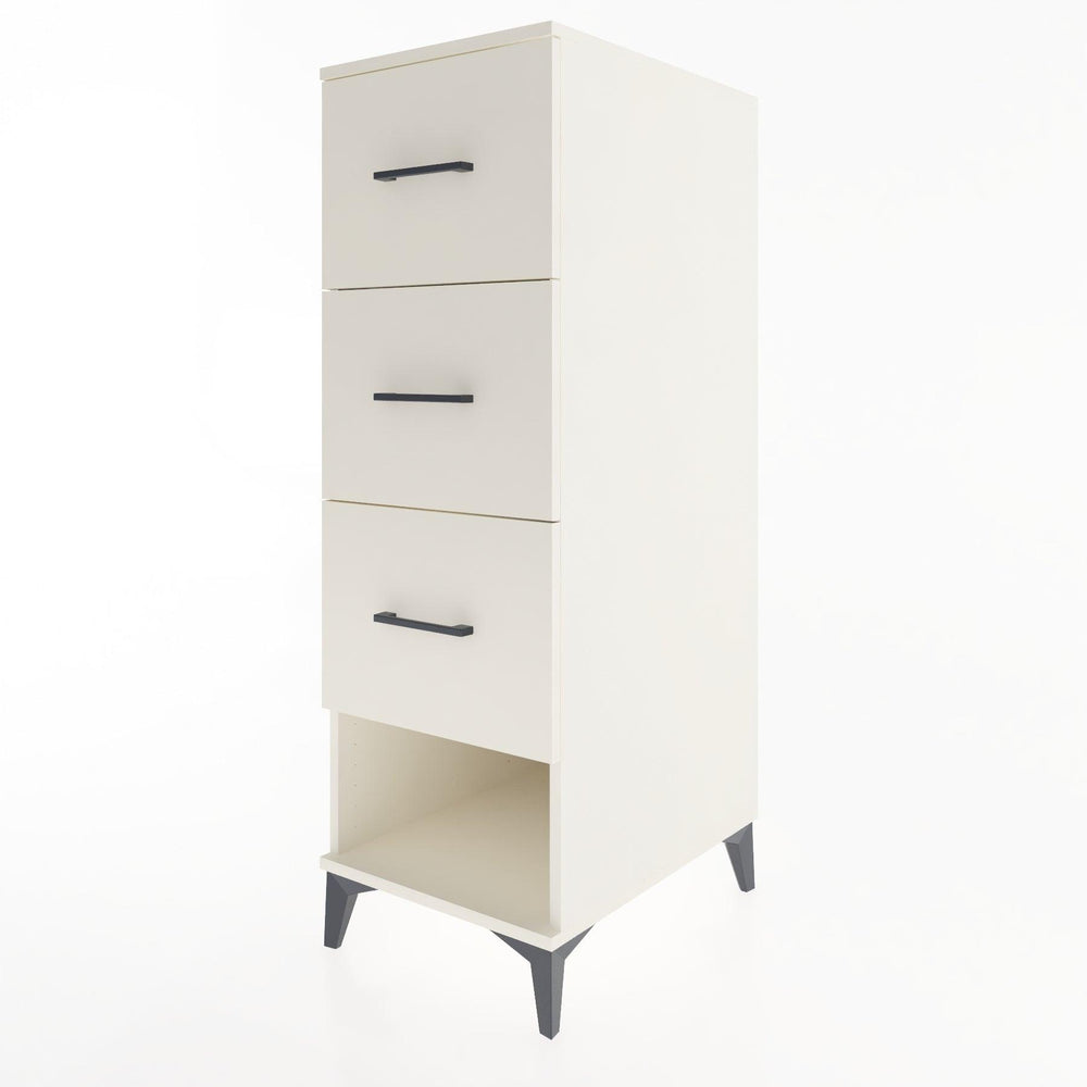 Woodntry Modular Cabinet Moonstone 44x59x122 cm with Drawers and Shelves CR108-1