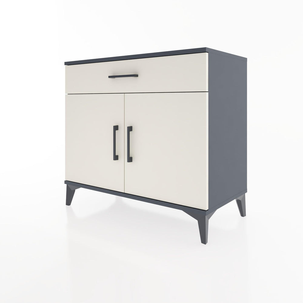 Woodntry Modular Dresser Anthracite 88x44x68 cm with Cover and Drawer KC8-2