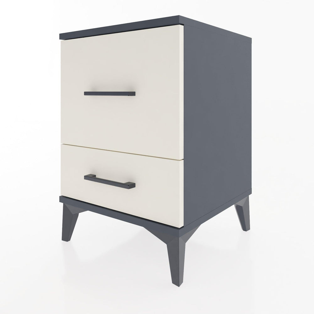 Woodntry Modular Nightstand Anthracite 44x44x52 cm Drawer C8-2