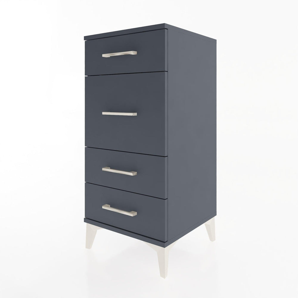 Woodntry Modular Nightstand Anthracite 44x44x84 cm Drawer C8-2