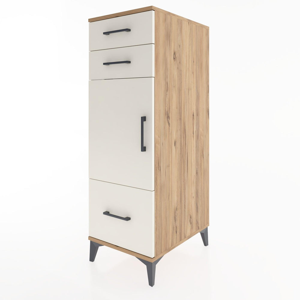Woodntry Modular Cabinet Pine 44x59x122 cm with Doors and Drawers KC8-3