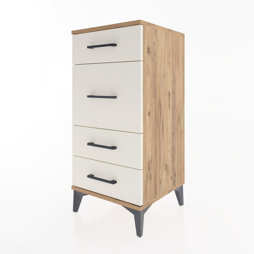 Woodntry Modular Nightstand Pine 44x44x84 cm Drawer C8-3