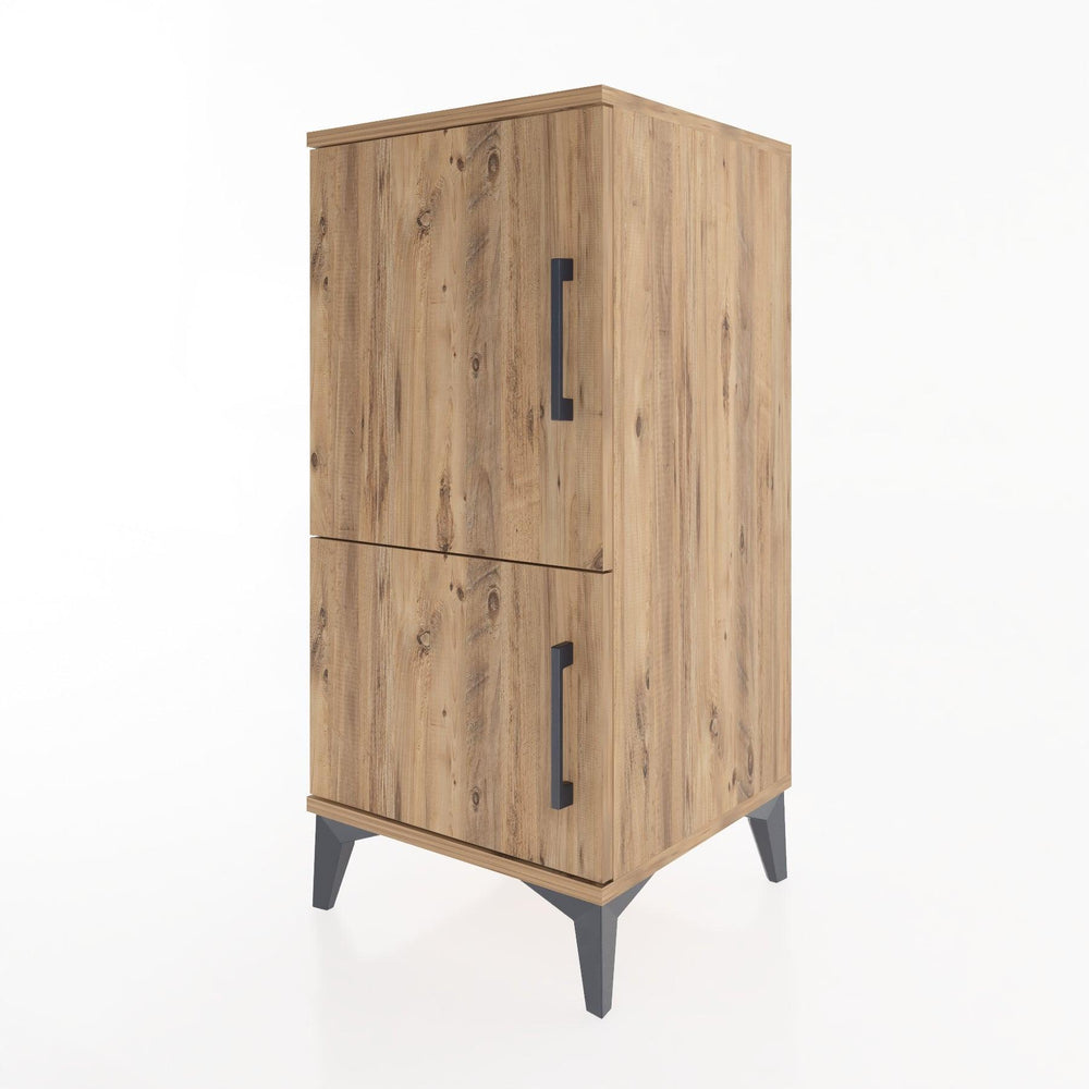 Woodntry Modular Nightstand Pine 44x44x84 cm With Cover K30-3