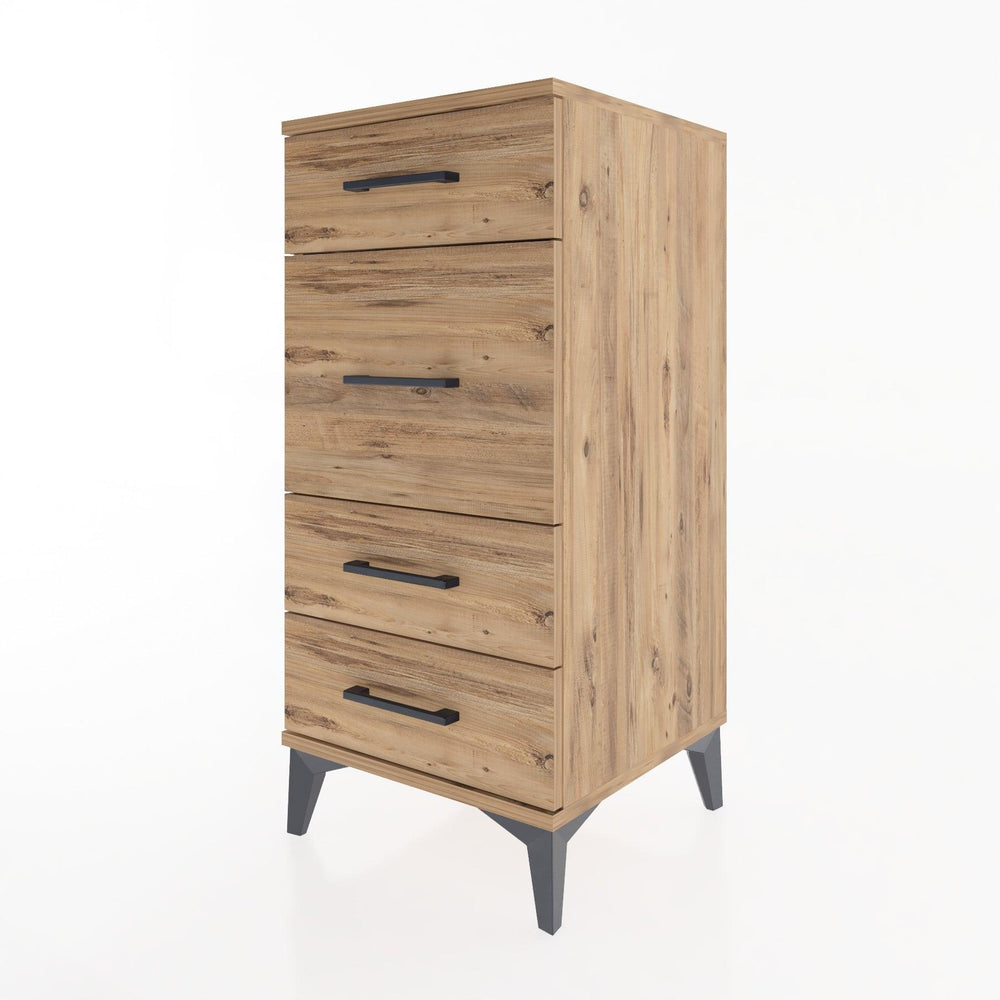 Woodntry Modular Nightstand Pine 44x44x84 cm Drawer C8-3