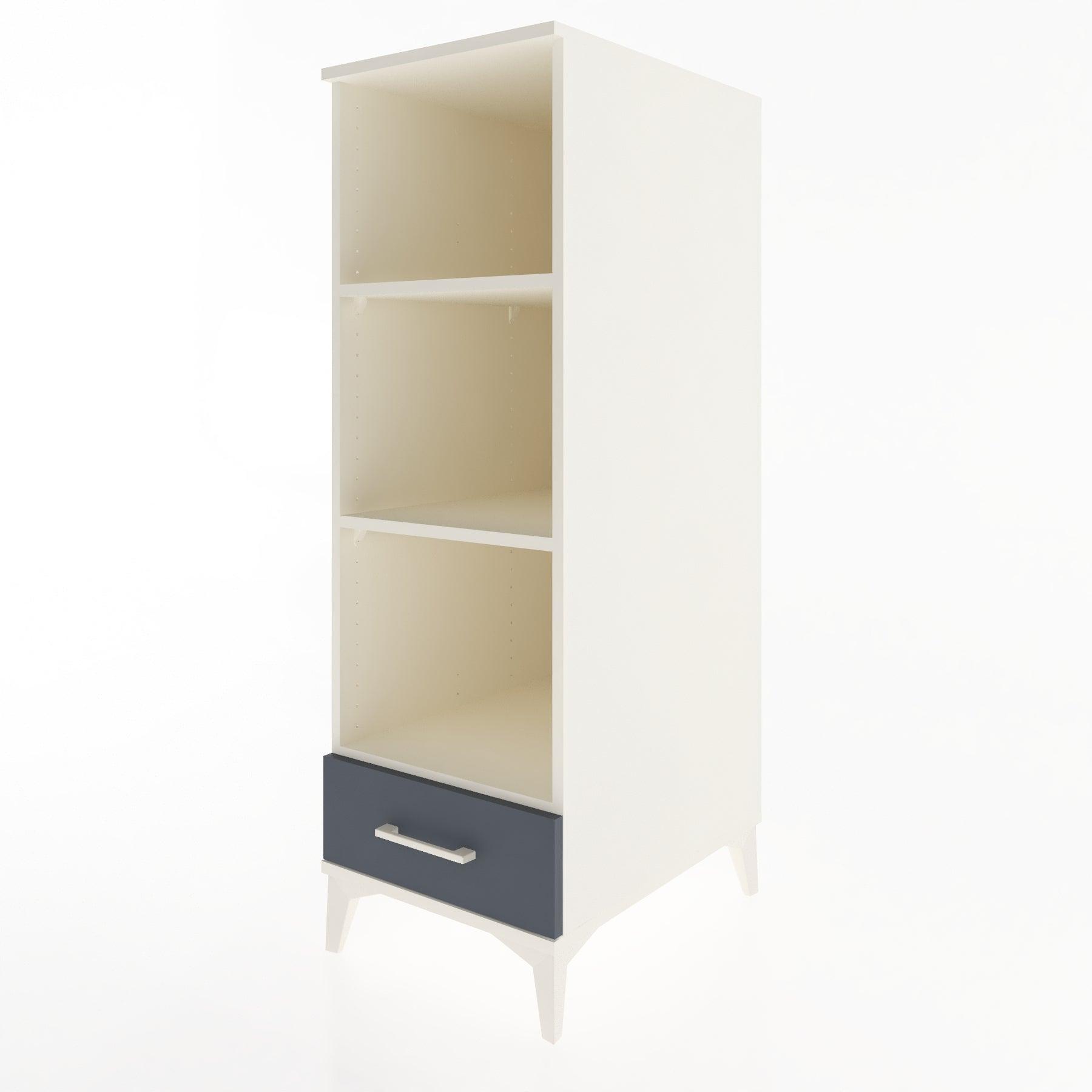 Woodntry Modular Cabinet Moonstone 44x30x122 cm with Drawers and Shelves CR109-1