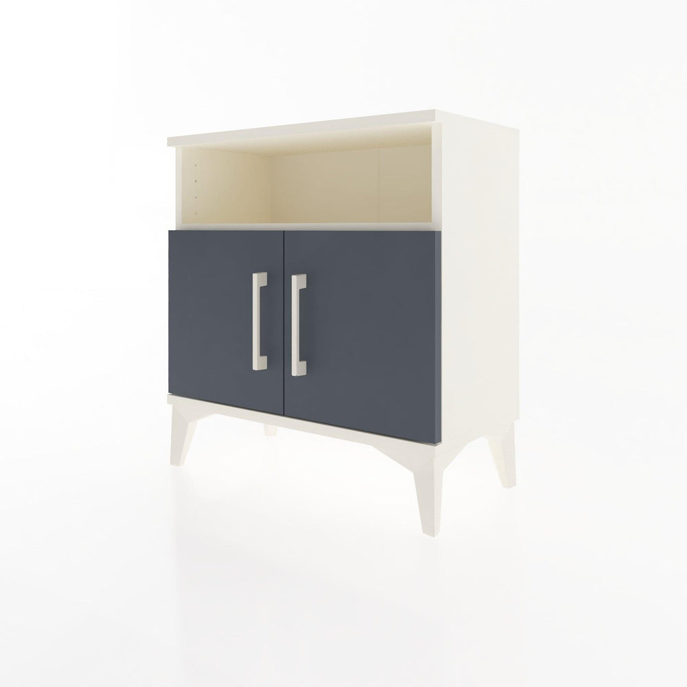 Woodntry Modular Nightstand Moonstone 60x30x52 cm with Cover and Shelf KR9-1