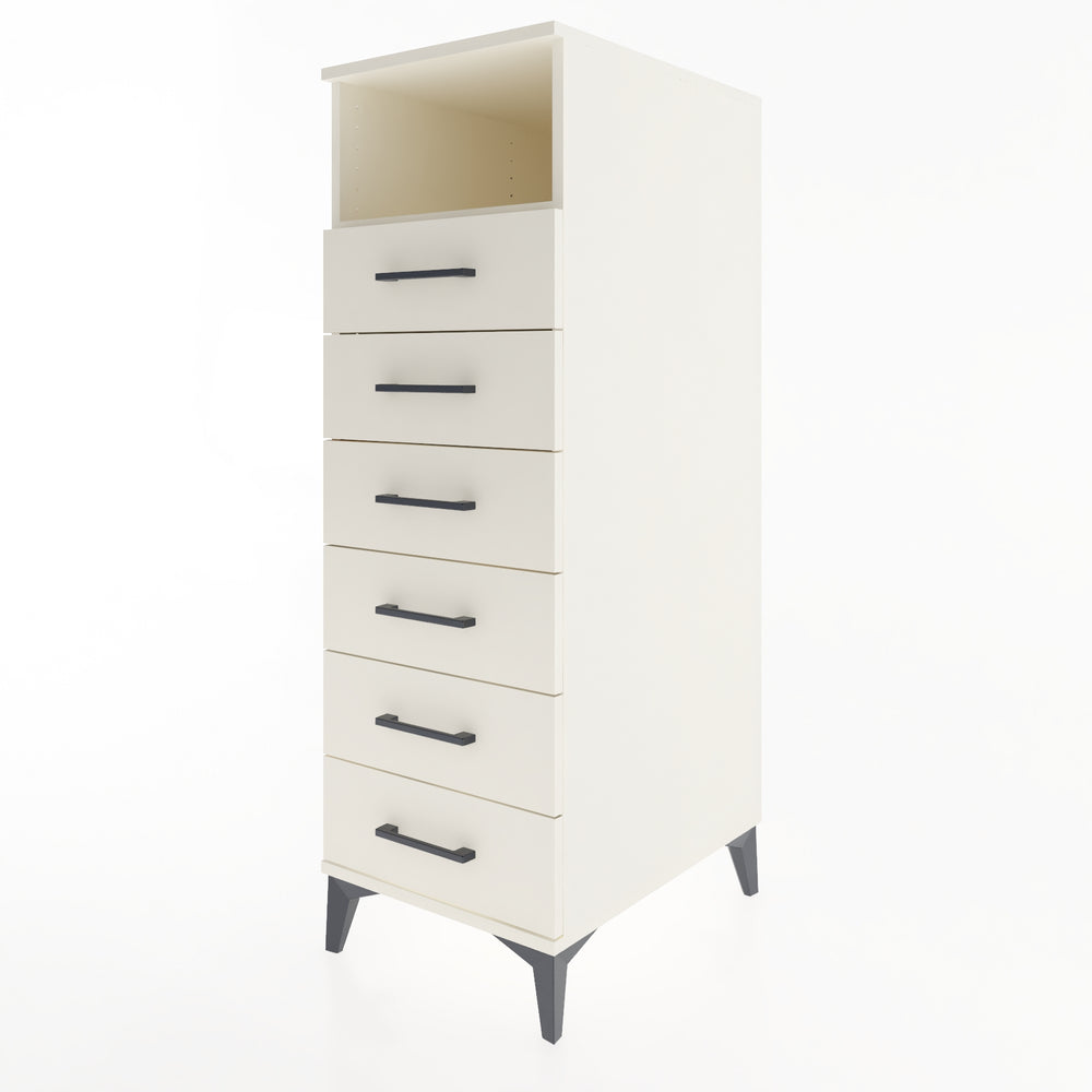 Woodntry Modular Cabinet Moonstone 44x59x122 cm with Drawers and Shelves CR59-1