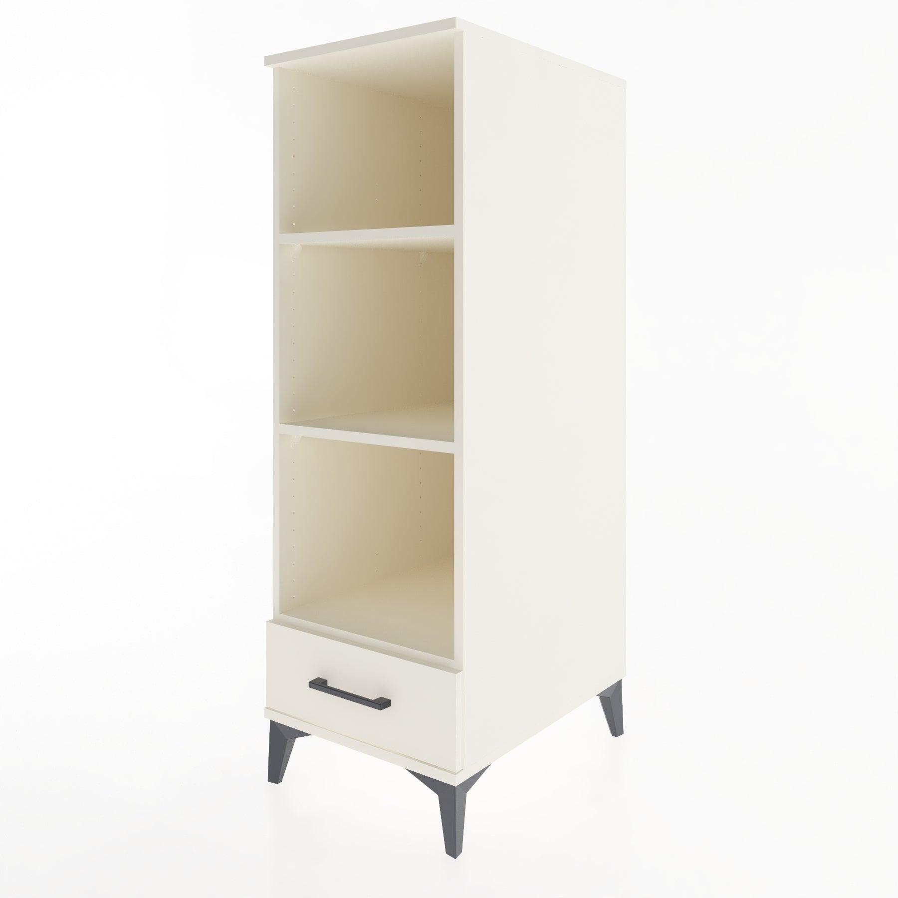 Woodntry Modular Cabinet Moonstone 44x30x122 cm with Drawers and Shelves CR109-1
