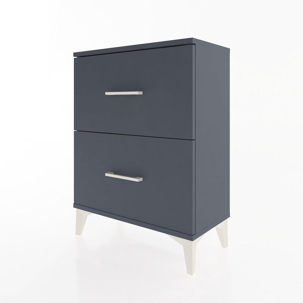 Woodntry Modular Nightstand Anthracite 60x30x68 cm Drawer C9-2
