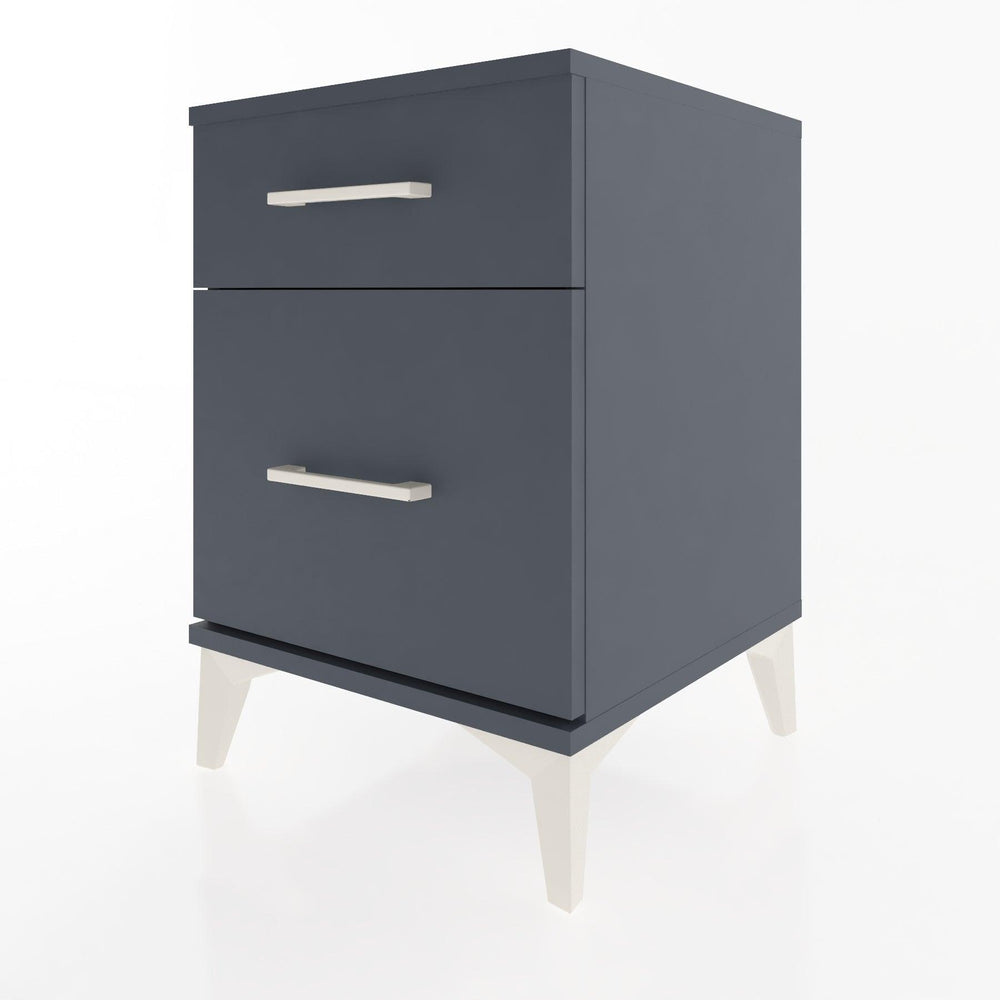 Woodntry Modular Nightstand Anthracite 44x44x52 cm Drawer C9-2