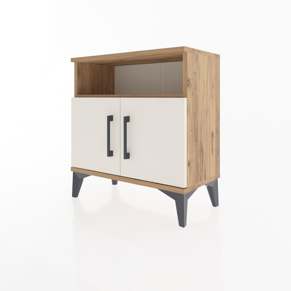 Woodntry Modular Nightstand Pine 60x30x52 cm with Cover and Shelf KR9-3