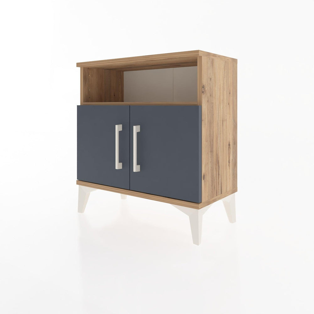 Woodntry Modular Nightstand Pine 60x30x52 cm with Cover and Shelf KR9-3