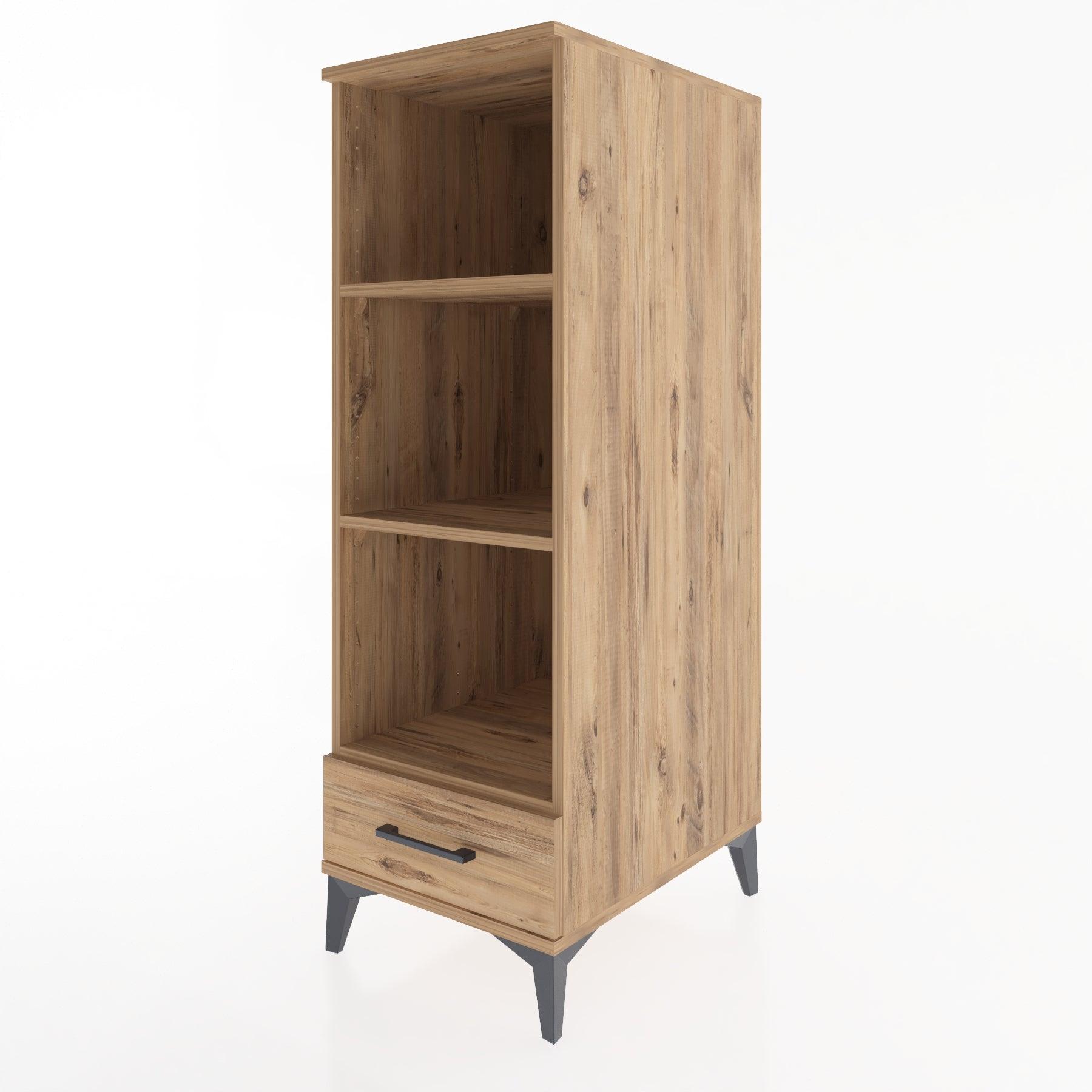 Woodntry Modular Cabinet Pine 44x59x122 cm with Drawers and Shelves CR109-3