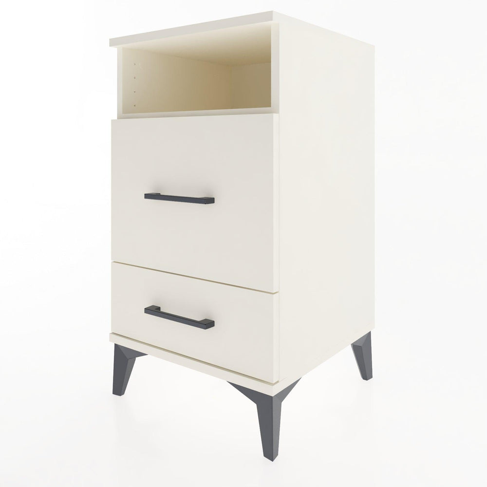 Woodntry Modüler Komodin Aytaşı 44x44x68 cm Çekmeceli ve Raflı CR10-1