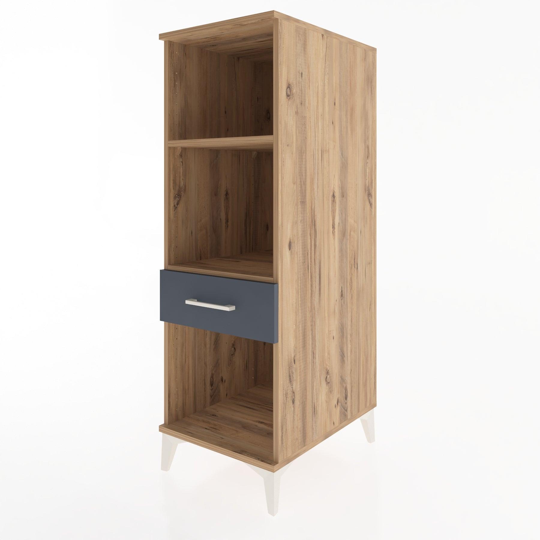 Woodntry Modular Cabinet Pine 44x59x122 cm with Drawers and Shelves CR110-3