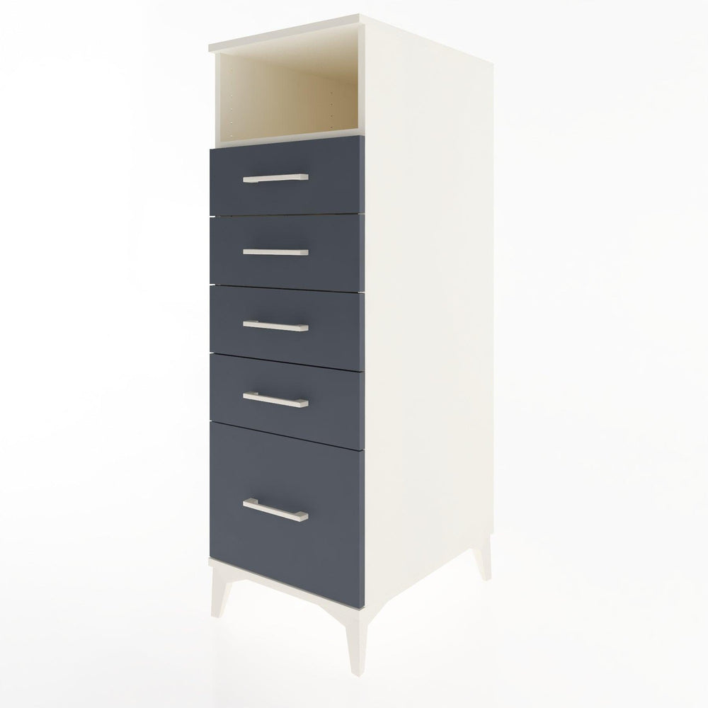 Woodntry Modular Cabinet Moonstone 44x59x122 cm with Drawers and Shelves CR111-1