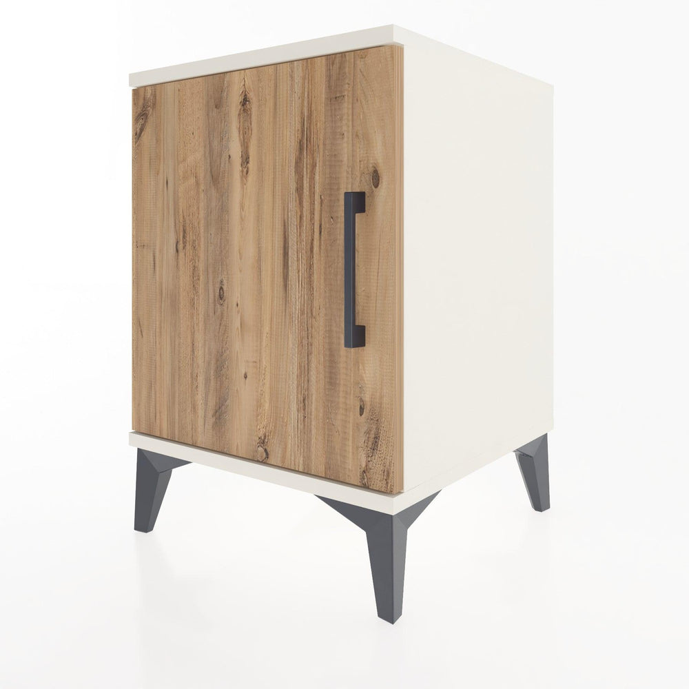 Woodntry Modular Nightstand Moonstone 44x44x52 cm with Lid K11-1
