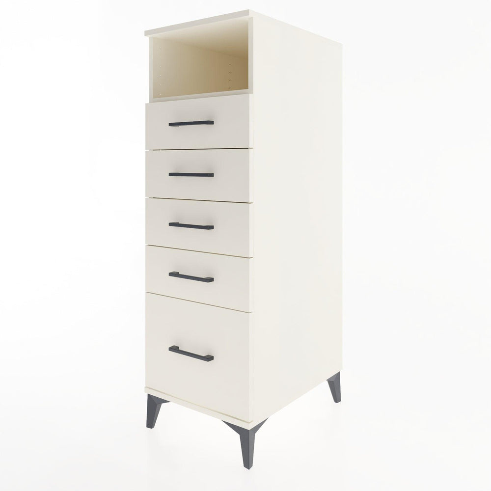 Woodntry Modular Cabinet Moonstone 44x59x122 cm with Drawers and Shelves CR111-1