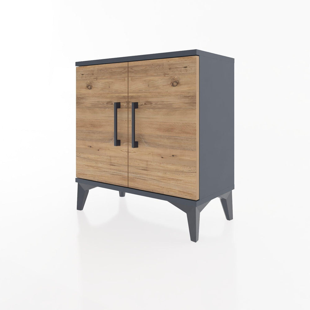 Woodntry Modular Nightstand Anthracite 60x30x52 cm with Lid K11-2