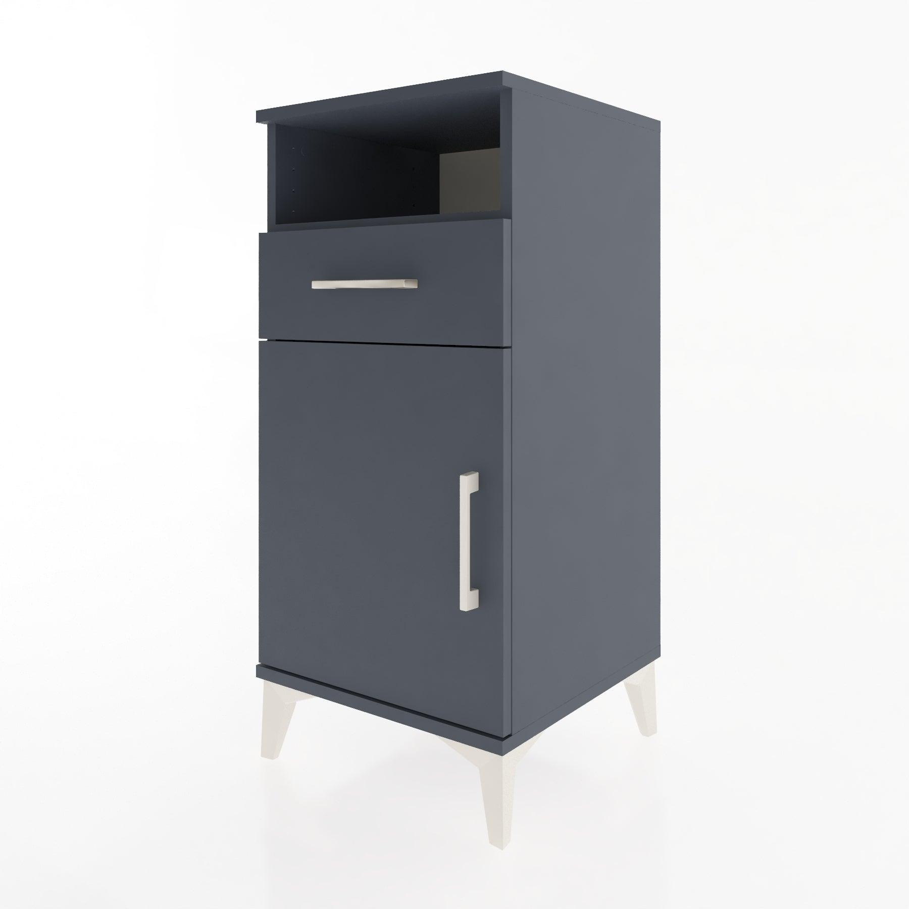 Woodntry Modular Nightstand Anthracite 44x44x84 cm Functional F33-2