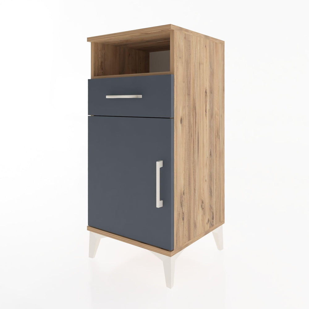 Woodntry Modular Nightstand Pine 44x44x84 cm Functional F33-3