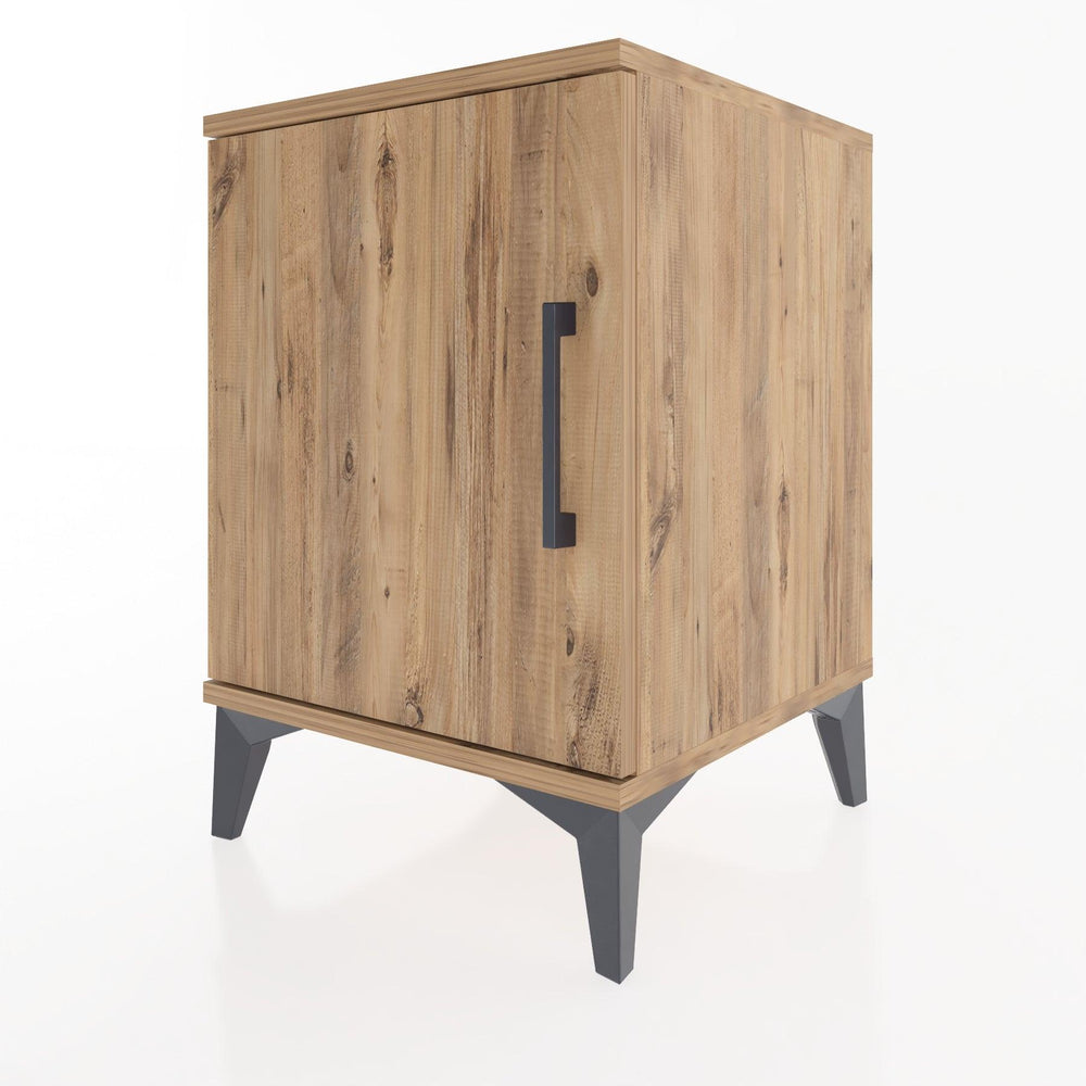 Woodntry Modular Nightstand Pine 44x44x52 cm With Cover K11-3