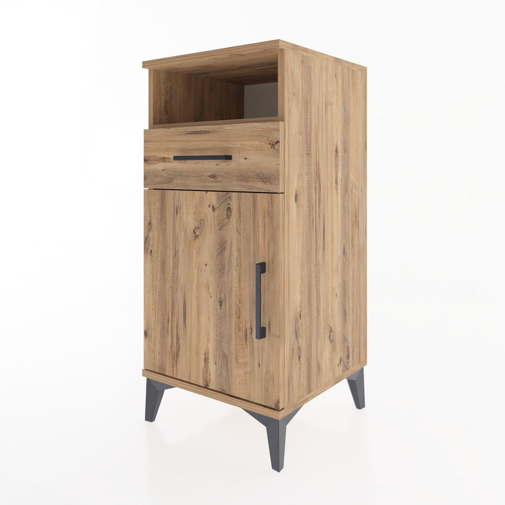 Woodntry Modular Nightstand Pine 44x44x84 cm Functional F33-3