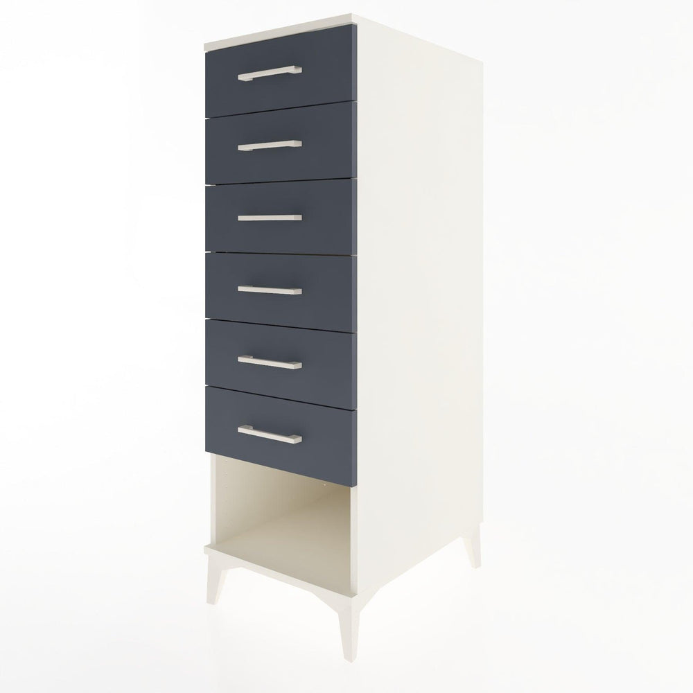 Woodntry Modüler Dolap Aytaşı 44x30x122 cm Kapaklı ve Çekmeceli KC62-1