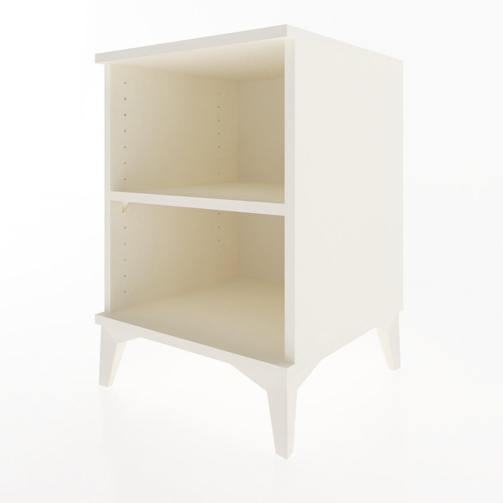 Woodntry Modular Nightstand Moonstone 44x44x52 cm with Shelf R12-1