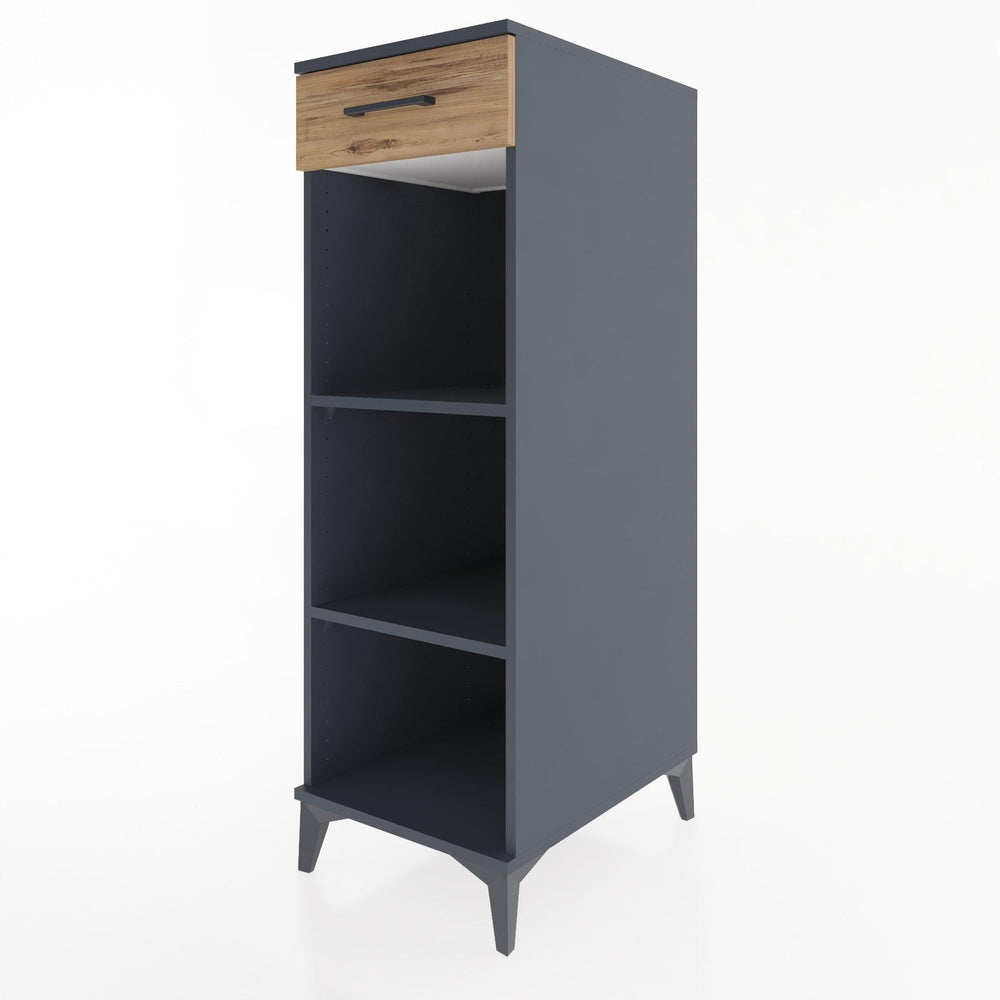 Woodntry Modular Cabinet Anthracite 44x59x122 cm with Drawers and Shelves CR112-2