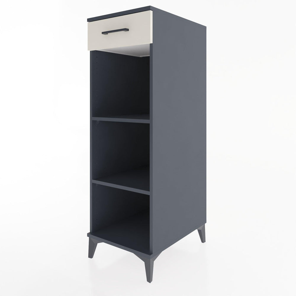 Woodntry Modular Cabinet Anthracite 44x30x122 cm with Drawers and Shelves CR112-2
