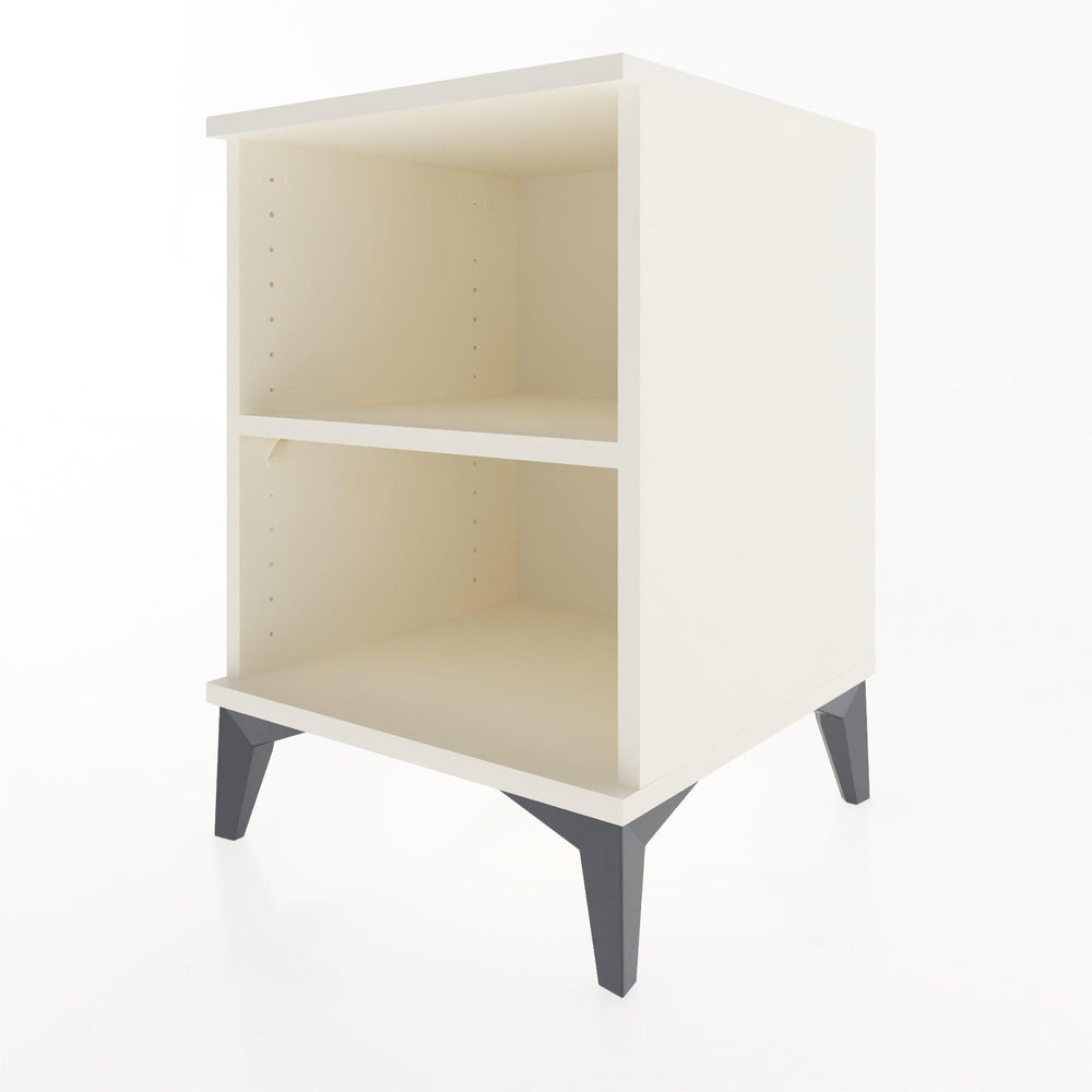 Woodntry Modular Nightstand Moonstone 44x44x52 cm with Shelf R12-1