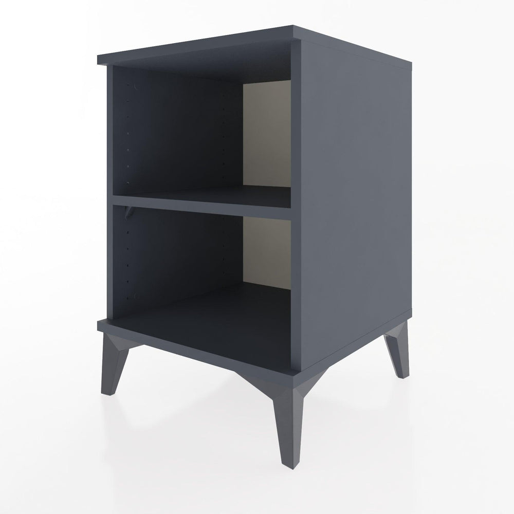 Woodntry Modular Nightstand Anthracite 44x44x52 cm with Shelf R12-2