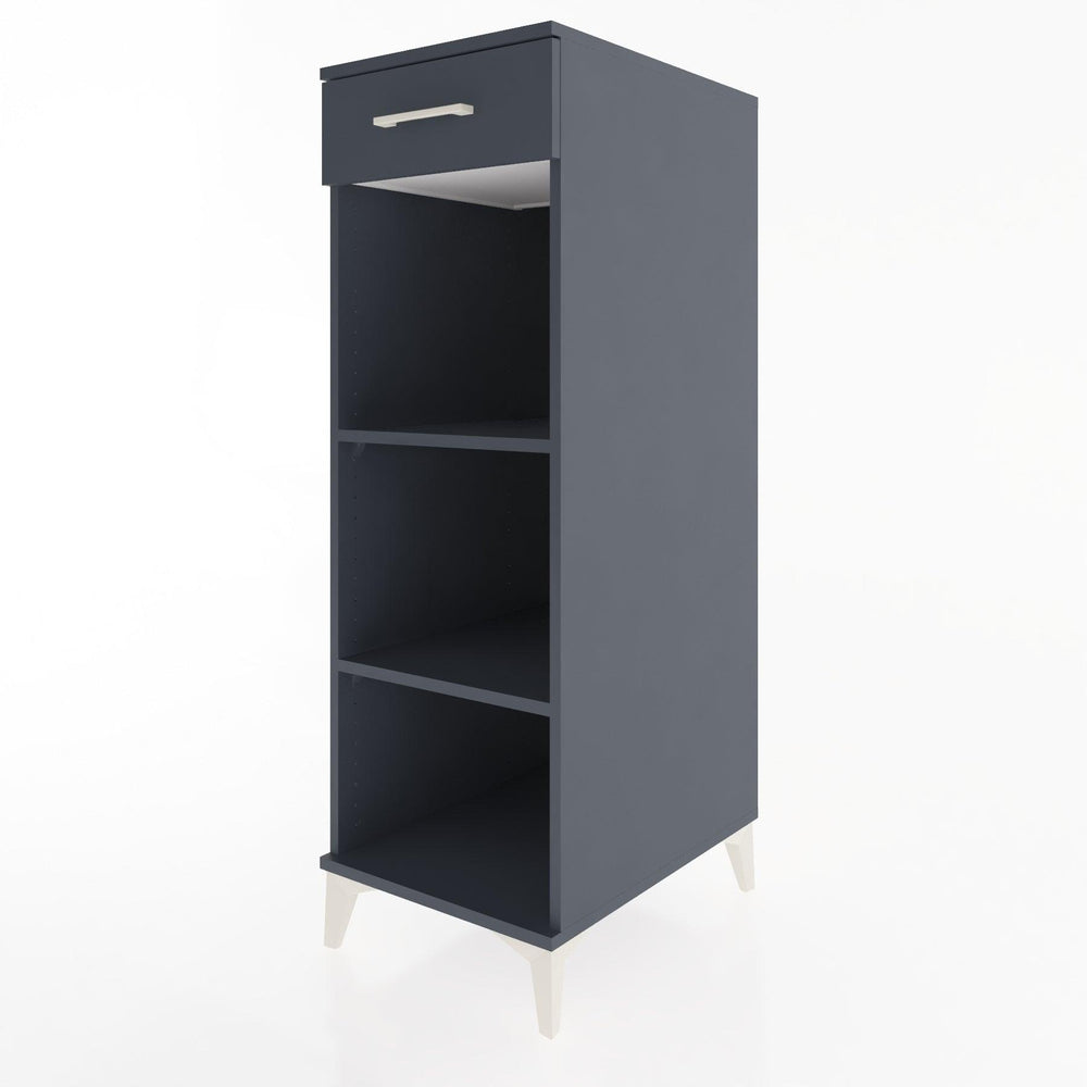 Woodntry Modular Cabinet Anthracite 44x30x122 cm with Drawers and Shelves CR112-2