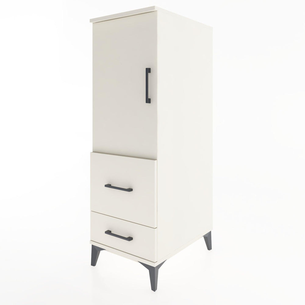 Woodntry Modüler Dolap Aytaşı 44x59x122 cm Kapaklı ve Çekmeceli KC13-1