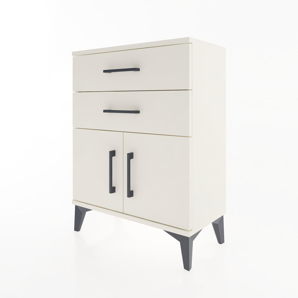 Woodntry Modular Nightstand Moonstone 60x30x68 cm with Cover and Drawer KC13-1